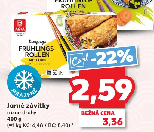 K-Classic Mrazené jarné závitky