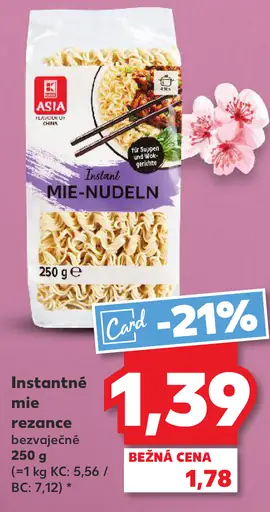 K-Classic Asia instantné mie rezance