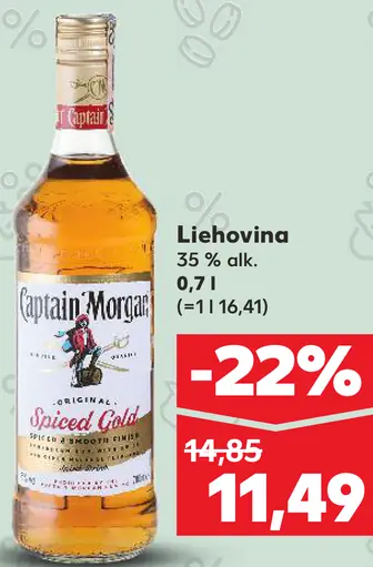 Captain Morgan Spiced Gold Liehovina