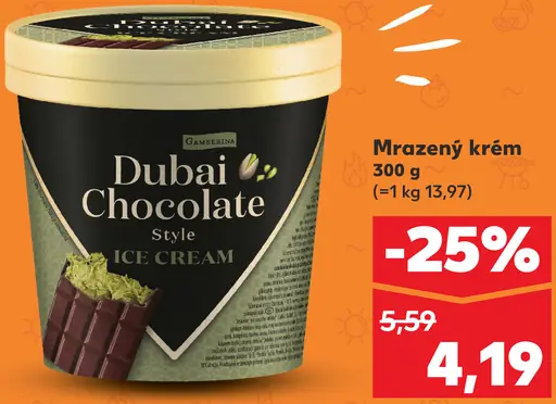 Gamberina Dubai Chocolate Style Ice Cream