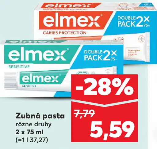elmex® Caries Protection zubná pasta bez mentolu