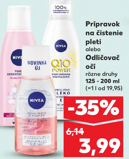 Nivea Q10 Power prípravok na čistenie pleti