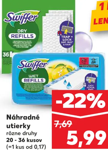 Swiffer Náhradné utierky