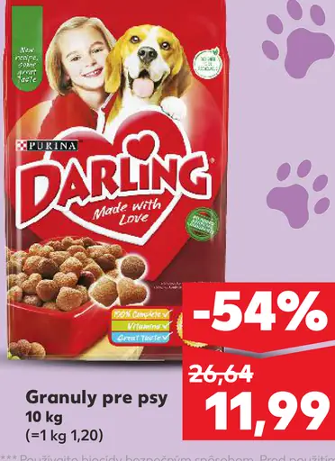 Purina Darling Granuly pre psy