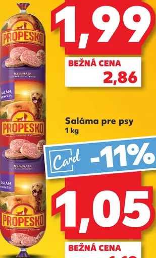 Propesko Saláma pre psy