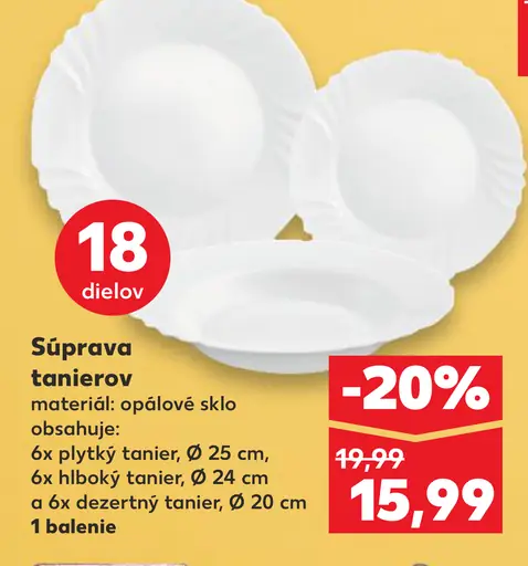 Súprava tanierov