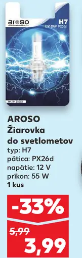 Aroso Žiarovka do svetlometov