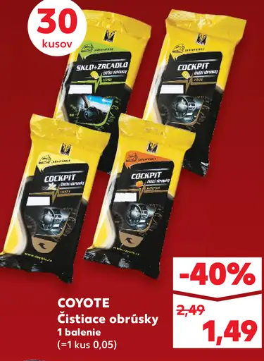 Coyote Čistiace obrúsky