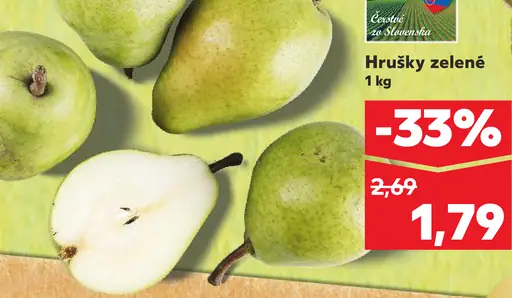 Hrušky zelené