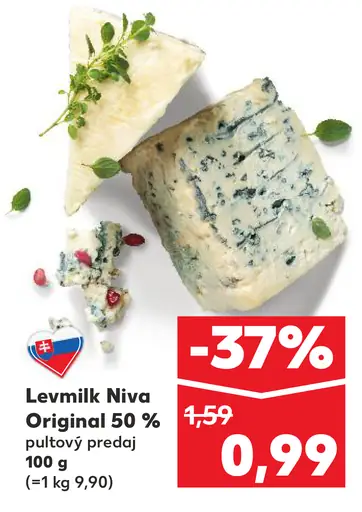 Lewmilk Niva Originál 50% pultový predaj