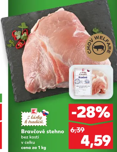 Bravčové stehno bez kosti