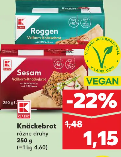 K-Classic Roggen Vollkorn Knäckebrot