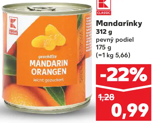K-Classic Mandarínky