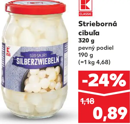 K-Classic Strieborná cibuľa