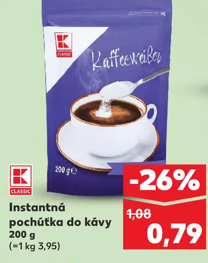 K-Classic Instantná pochúťka do kávy