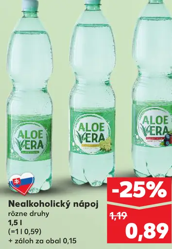 Aloe Vera Nealkoholický nápoj