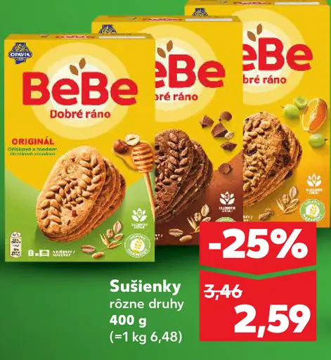 BeBe Dobré ráno sušienky