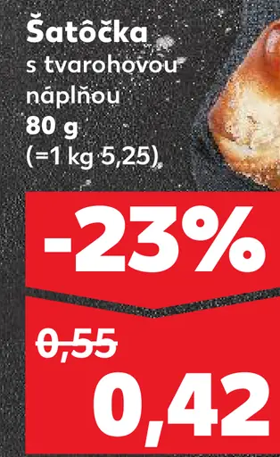 Šatôčka s tvarohovou náplňou