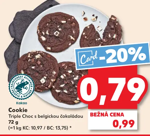 Cookie Triple Choc s belgickou čokoládou