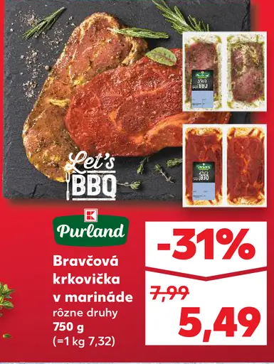 Purland Bravčová krkovička v marináde