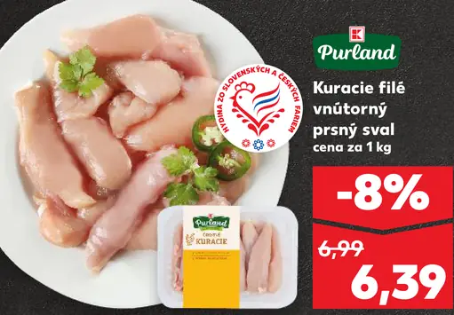 Purland Kuracie filé vnútorný prsný sval
