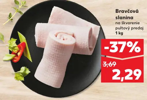 Bravčová slanina na škvarenie