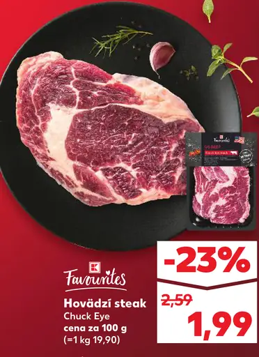 Favorites Hovädzí Steak Chuck Eye