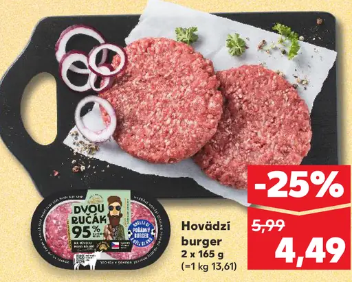 Hovädzí burger