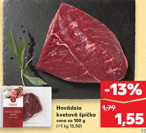 Hovädzia kvetová špička