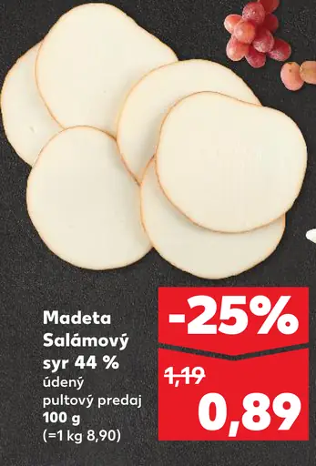 Madeta Salámový syr
