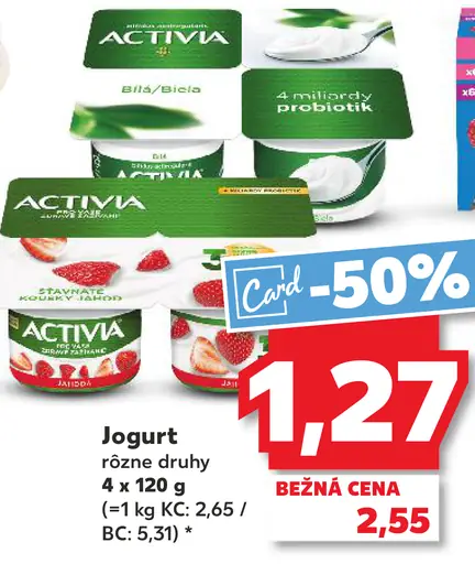 Activia jogurt marhuľa