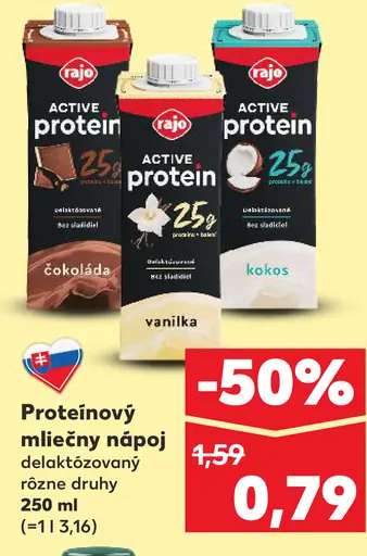 Rajo proteínový mliečny nápoj