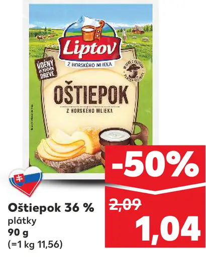 Liptov Oštiepok plátky