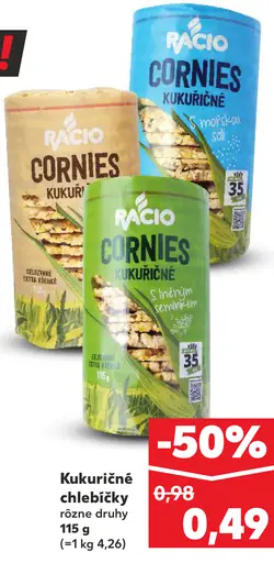 Racio Kukuričné chlebíčky