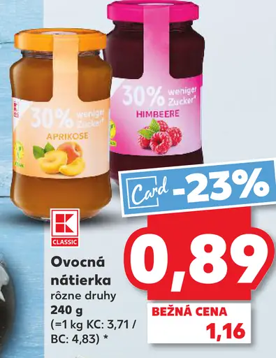 K-Classic Ovocná nátierka