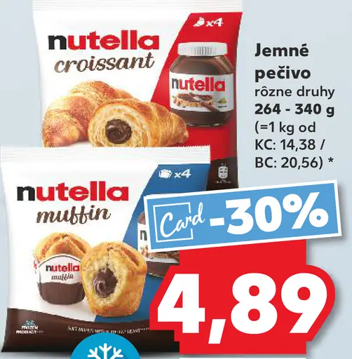 Nutella Jemné pečivo