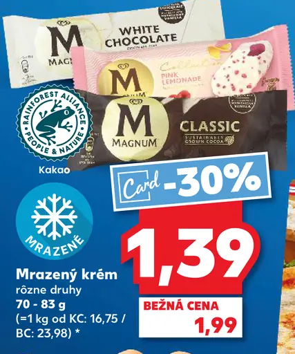 Magnum Mrazený smotanový krém