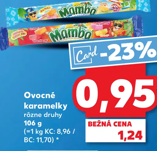 Mambo ovocné karamely