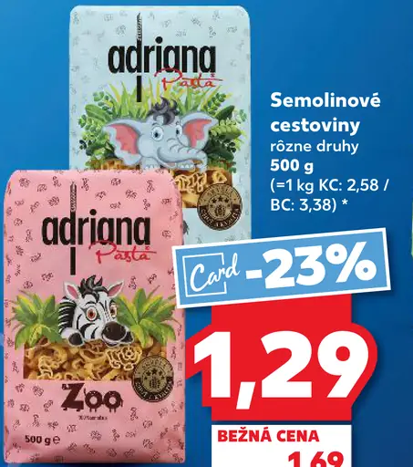 Adriana Semolinové cestoviny