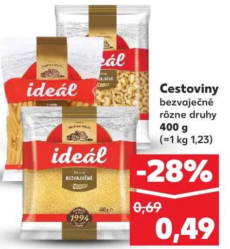 K-Classic Cestoviny bezvaječné