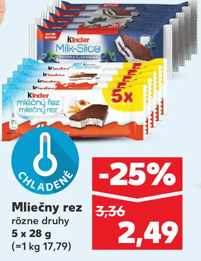 Kinder Milk-Slice