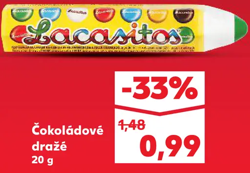 Lacasitos čokoládové dražé