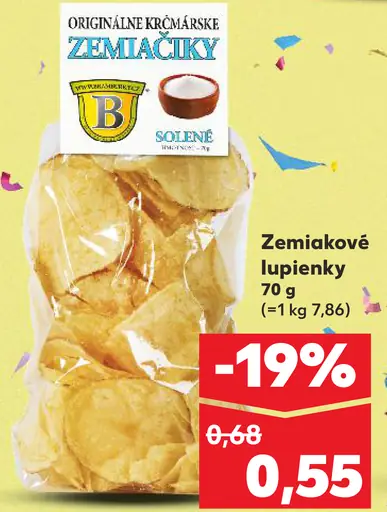 Zemiakové lupienky