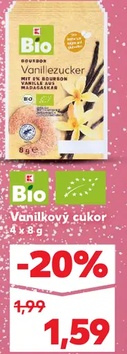 K-Bio Vanilkový cukor