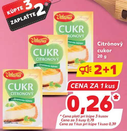 Vitana Citrónový cukor