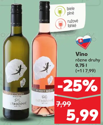 Vino biele/růžové