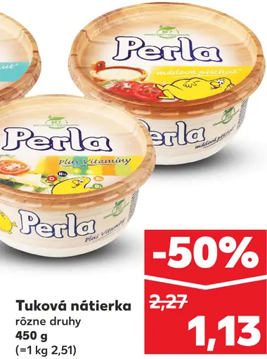 Perla Tuková nátierka