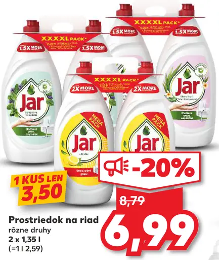 Jar prostriedok na riad