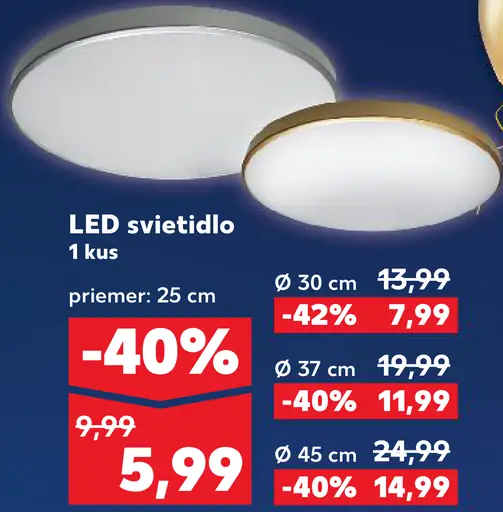 Senzorové LED svetidlo