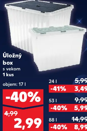Úložný box s vekom